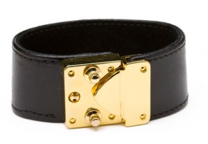 cc skye lock bracelet cuff black