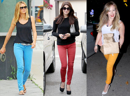 technicolor jeans trend