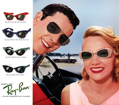 1960 ray ban sunglasses ad