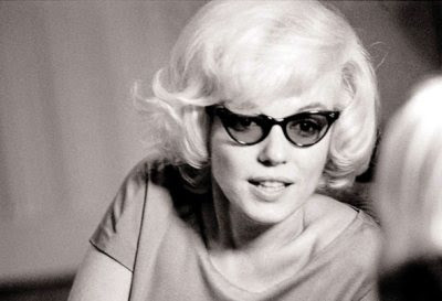 marilyn monroe cat-eye glasses