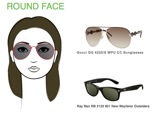 best ray bans for round face