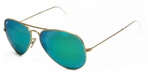 ray ban aviators green mirror lenses rb3025 112/19