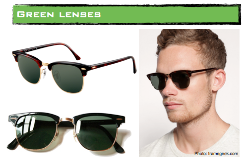 ray ban different lenses