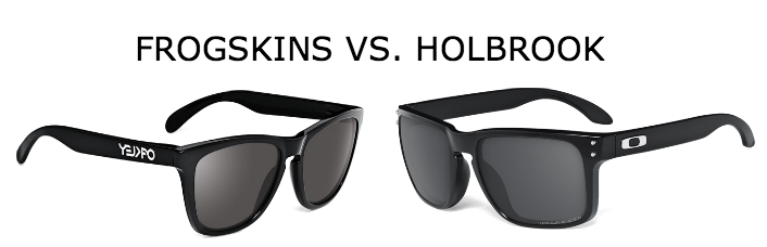 oakley frogskins vs holbrook sunglasses