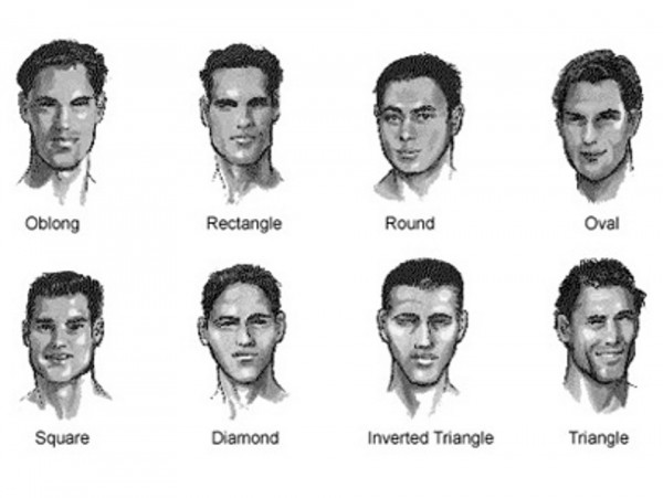 men rectangle face shape