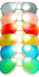 what are ray-ban flash mirror lenses