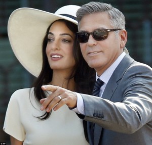 clooney wedding sunglasses