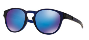 oakley latch MATTE TRANSLUCENT BLUE sunglasses with sapphire iridium lenses