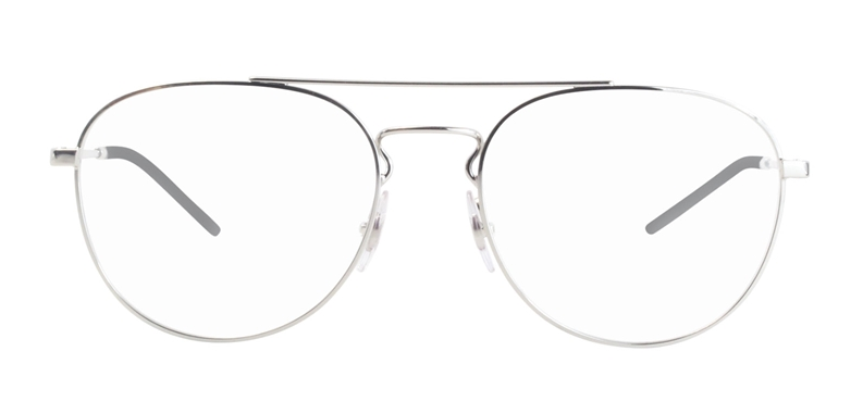 RAY BAN RX6414 SILVER Aviator glasses 