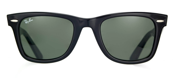 RAY BAN BLACK WAYFARER SUNGLASSES RB 2140 901