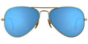 Ray-Ban RB3025 Mirrored Aviator Sunglasses