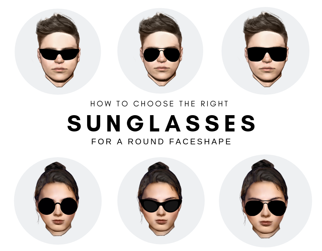 of Sunglasses Suit a Round Face 