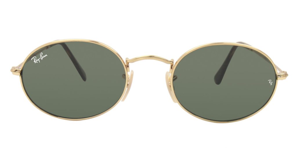 oval sunglasses for a diamond face shape