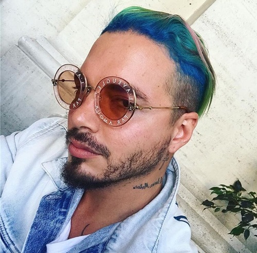 J Balvin sunglasses