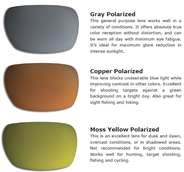 polarized lens colors