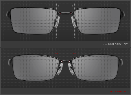 oakley asian fit prescription glasses