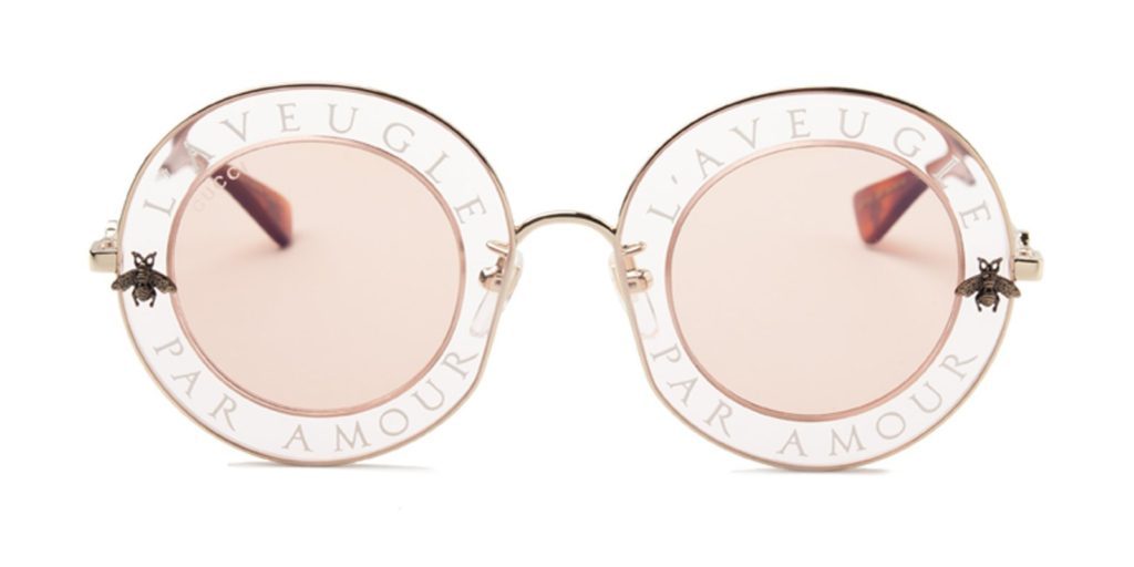 gucci love is blind sunglasses