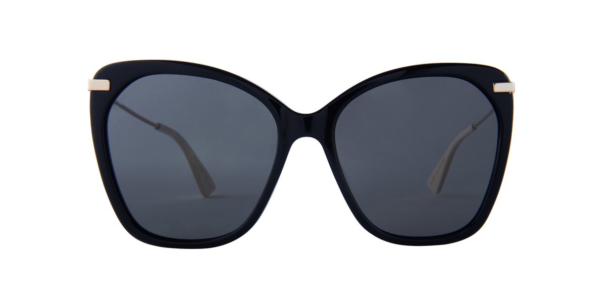 Gucci - Black Gold Grey : Solid Grey - Non Polarized