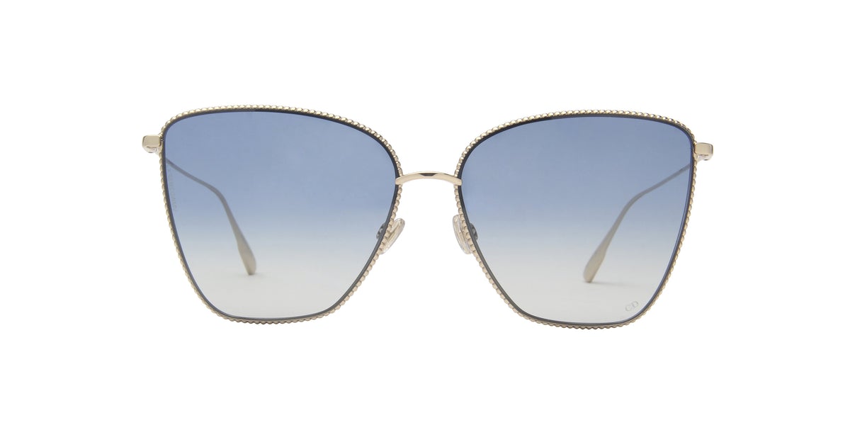 DIORSOCIETY1 - Gold / Blue Shaded Ar - Non Polarized