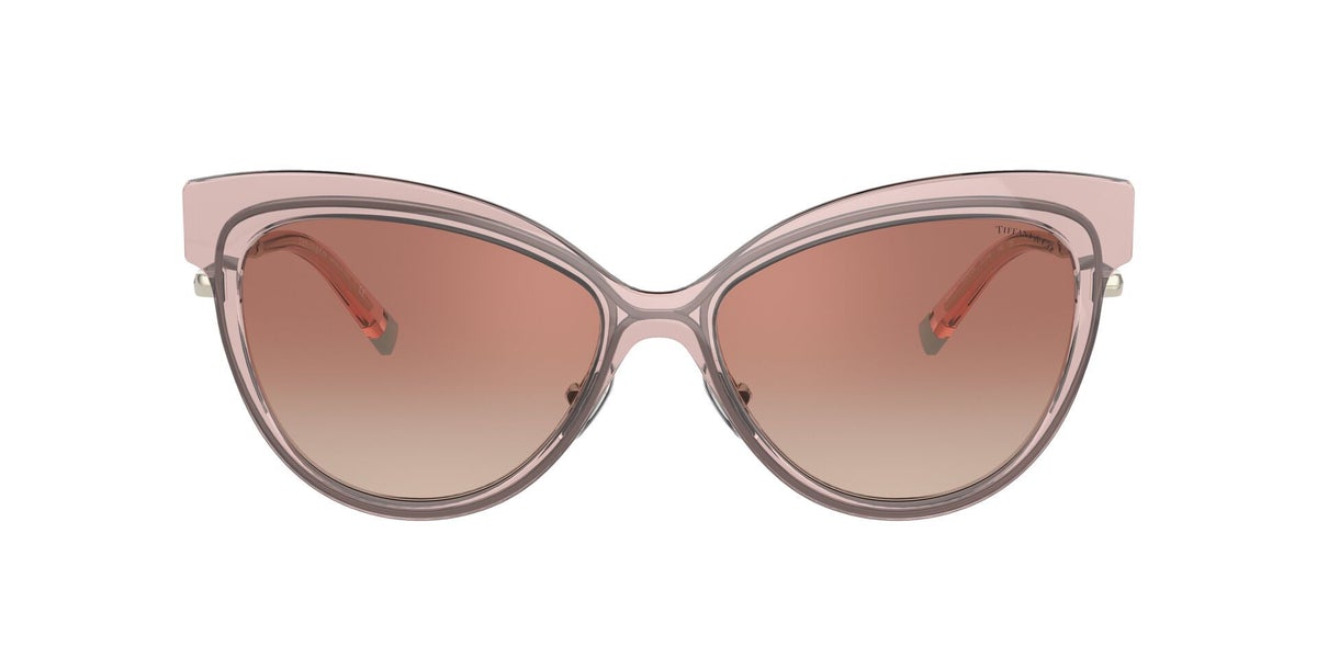 TF3076 - Warm Pink Transparent / Clear Grad Pink Mirror Orange - Non Polarized